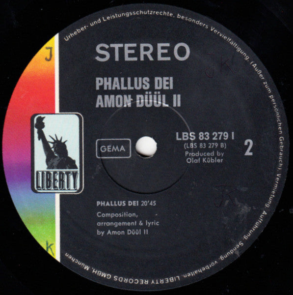 Amon Düül II : Phallus Dei (LP, Album)