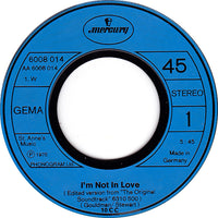 10CC : I'm Not In Love (7", Single)