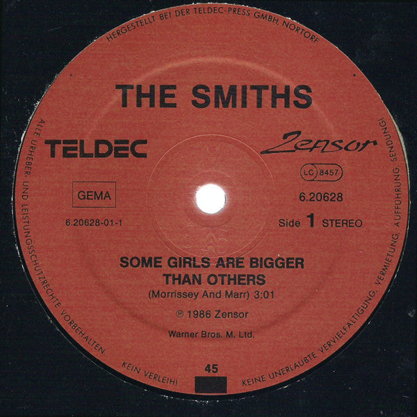 Smiths* : Some Girls Are Bigger Than Others (12", Maxi)