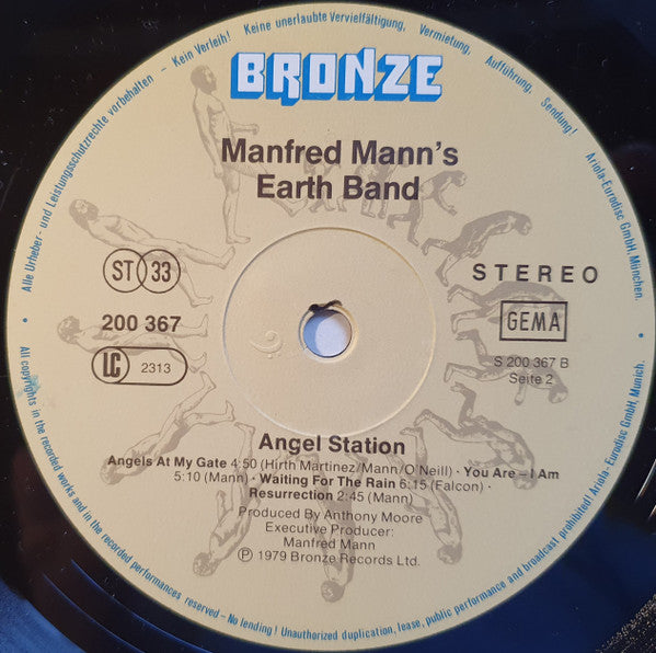 Manfred Mann's Earth Band : Angel Station (LP, Album, RE)