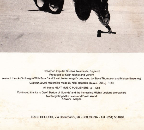 Venom (8) : Welcome To Hell (LP, Album)