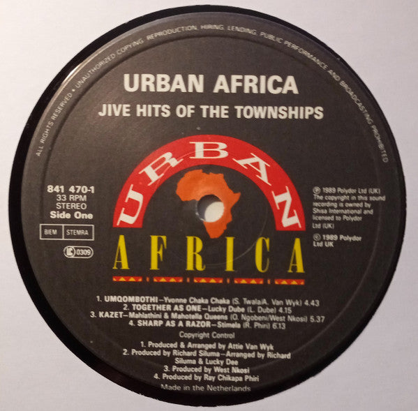Various : Urban Africa (Jive Hits Of The Townships) (LP, Comp)