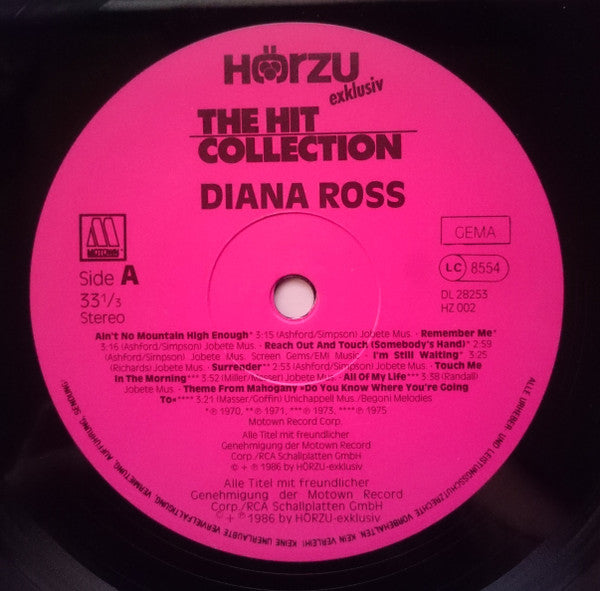 Diana Ross : The Hit Collection - The Erfolgreichsten Titel (LP, Comp)