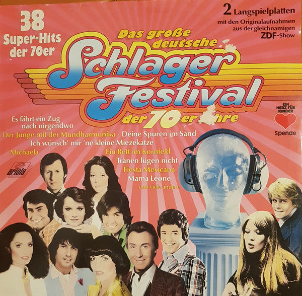 Various : Das Große Deutsche Schlager Festival Der 70er Jahre (2xLP, Comp, Club)