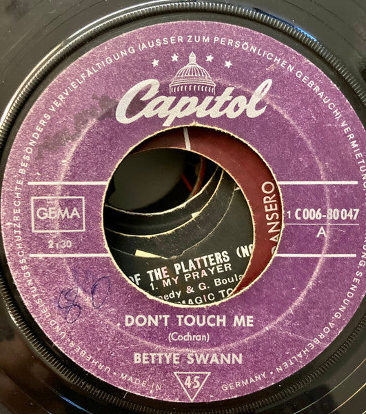 Bettye Swann : Don't Touch Me (7")