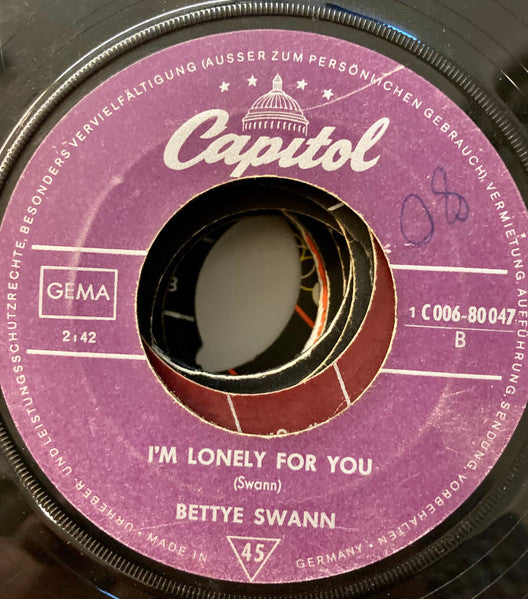 Bettye Swann : Don't Touch Me (7")
