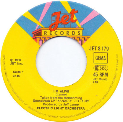 Electric Light Orchestra : I'm Alive (7", Single)
