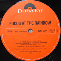 Focus (2) : At The Rainbow (LP, Album, Tri)
