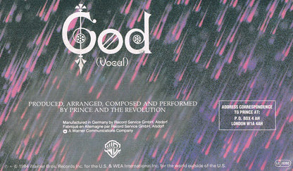 Prince And The Revolution : Purple Rain (7", Single)