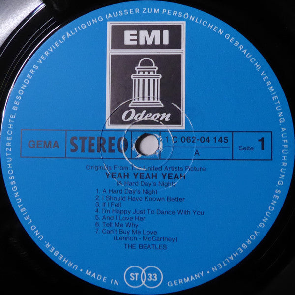The Beatles : Yeah! Yeah! Yeah! (A Hard Day's Night) - Originals From The United Artists' Picture (LP, Album, RE)