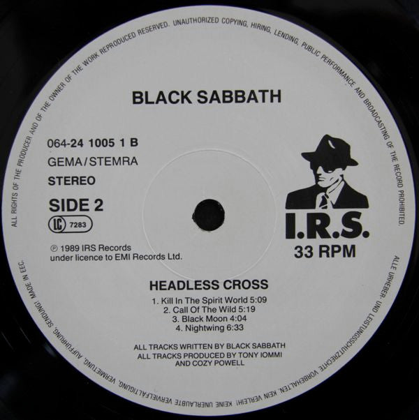 Black Sabbath : Headless Cross (LP, Album)