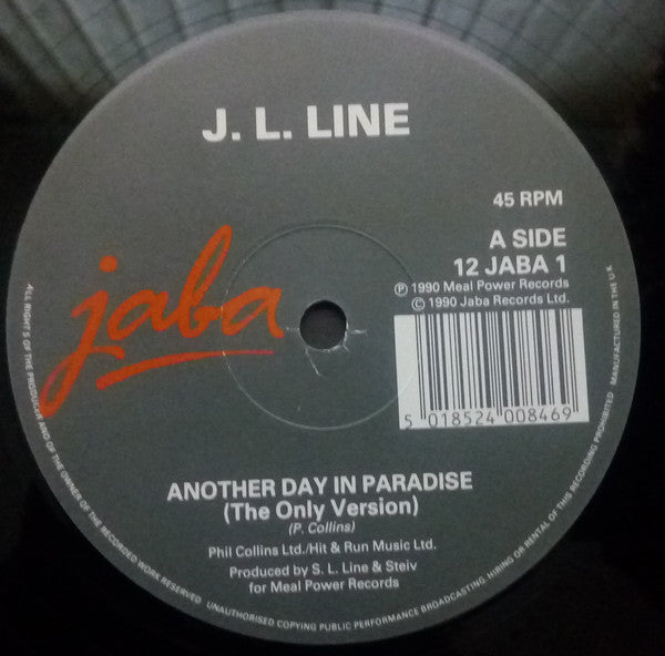 S.L. Line : Another Day In Paradise (The Only Version) (12")