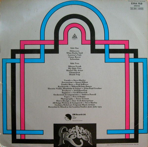 Cockney Rebel : The Human Menagerie (LP, Album, Gat)