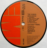 Cockney Rebel : The Human Menagerie (LP, Album, Gat)