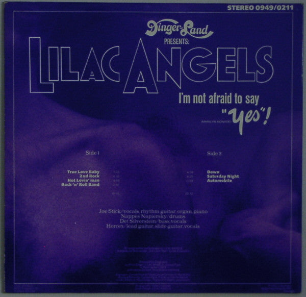 Lilac Angels : I'm Not Afraid To Say "Yes"! (LP, Album)
