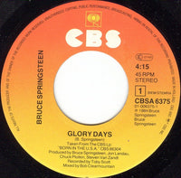 Bruce Springsteen : Glory Days (7", Single)