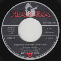 Stephanie De-Sykes With Rain (17) : Born With A Smile On My Face (7", Single)