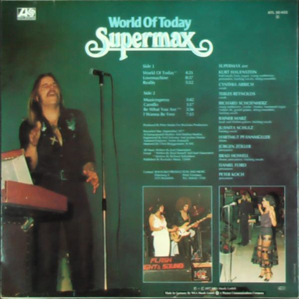 Supermax : World Of Today (LP, Album, Blu)