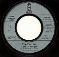 The Earons : Land Of Hunger (7", Single)