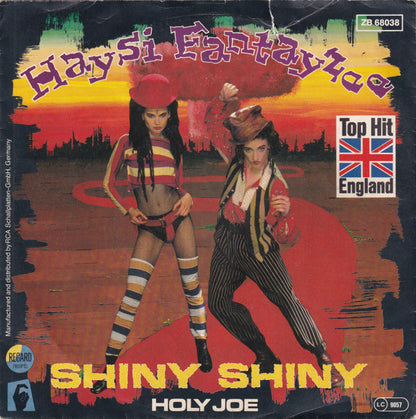 Haysi Fantayzee : Shiny Shiny (7", Single)