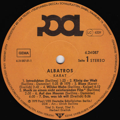 Karat : Albatros (LP, Album)