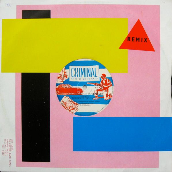 Toungue "N" Cheek* : Don't Stop The Love (Remix) (12")