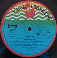Boney M. : Love For Sale  (LP, Album, Blu)