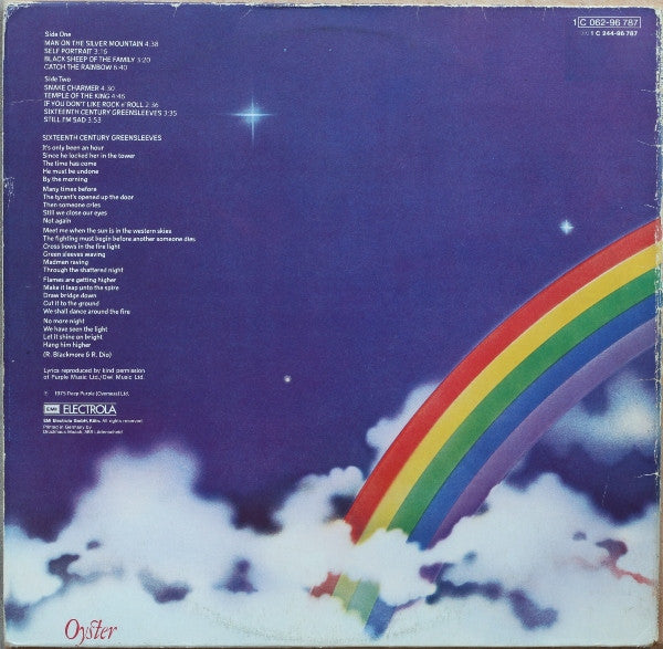 Rainbow : Ritchie Blackmore's Rainbow (LP, Album, RP)