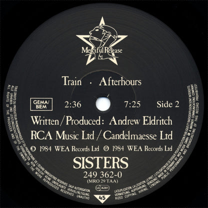 The Sisters Of Mercy : Body And Soul (12")