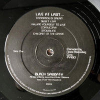 Black Sabbath : Live At Last... (LP, Album)