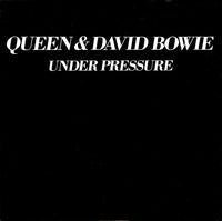 Queen & David Bowie : Under Pressure (7", Single, Bla)