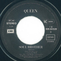 Queen & David Bowie : Under Pressure (7", Single, Bla)