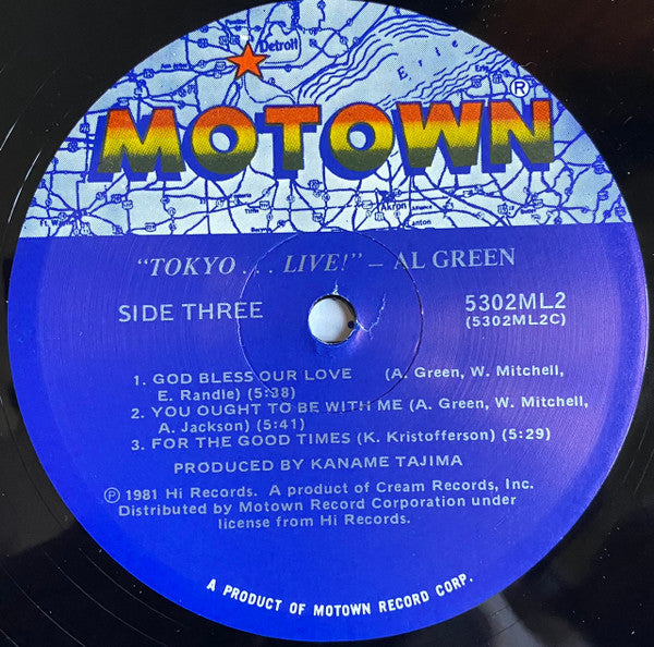 Al Green : Tokyo Live (2xLP, Album, RE)