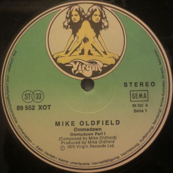 Mike Oldfield : Ommadawn (LP, Album, RE)