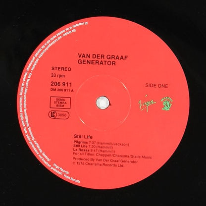 Van Der Graaf Generator : Still Life (LP, Album, RE)