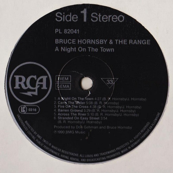 Bruce Hornsby & The Range* : A Night On The Town (LP, Album)