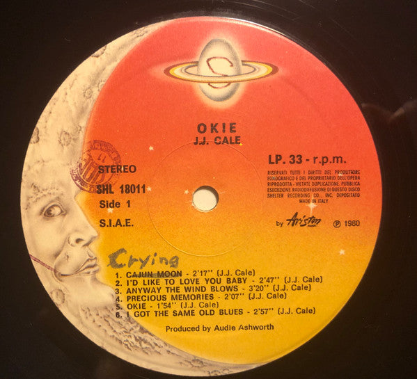 J.J. Cale : Okie (LP, Album, M/Print, RE)