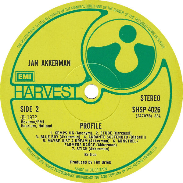 Jan Akkerman : Profile (LP, Album, The)