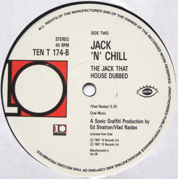 Jack 'N' Chill : The Jack That House Built (12", Pic)