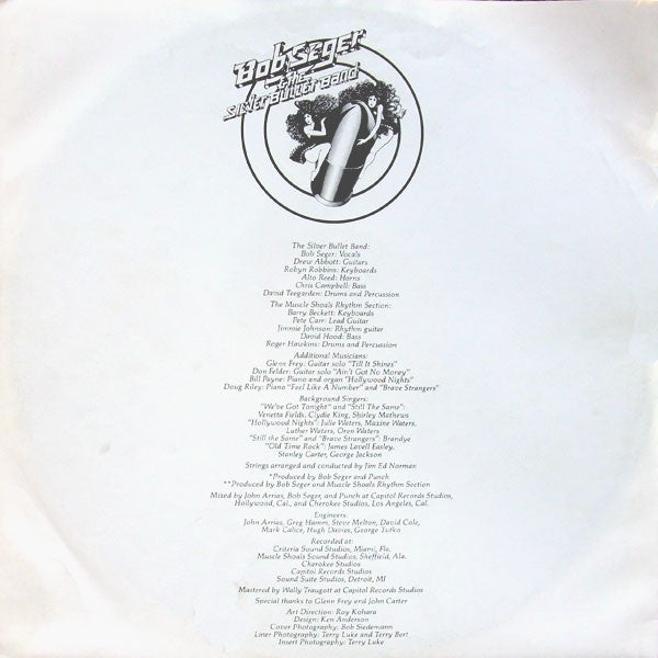 Bob Seger And The Silver Bullet Band : Stranger In Town (LP, Album)