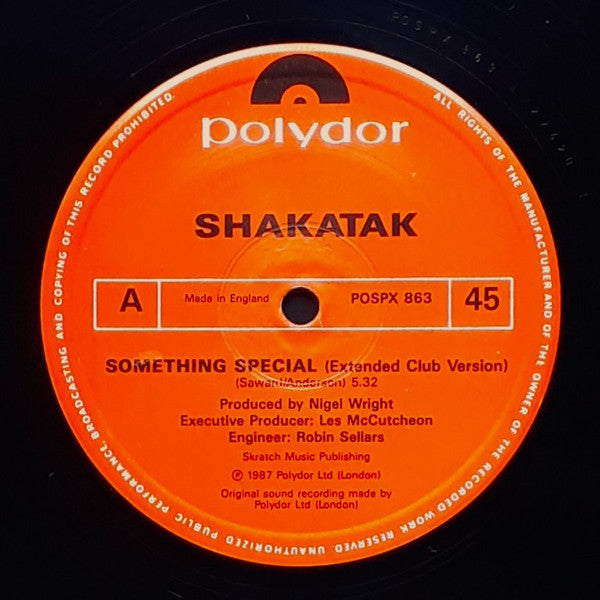 Shakatak : Something Special (Extended Club Version) (12")
