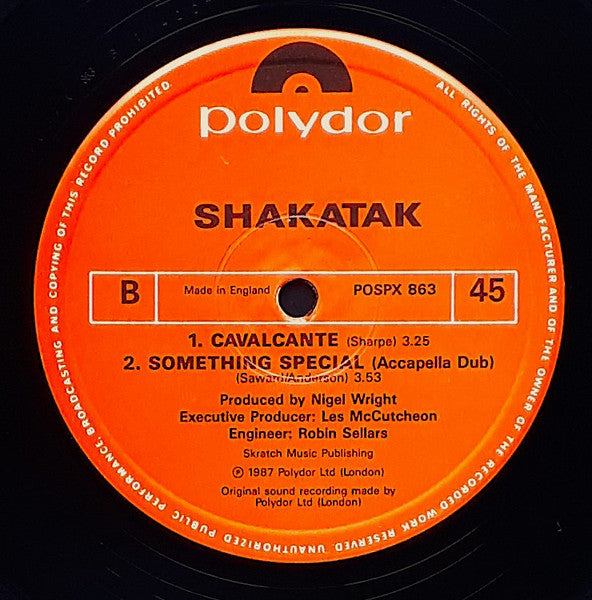 Shakatak : Something Special (Extended Club Version) (12")