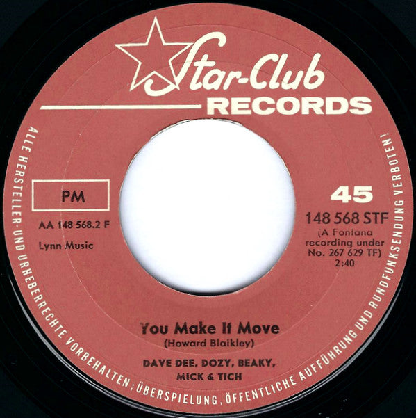 Dave Dee, Dozy, Beaky, Mick & Tich : Bend It (7", Single)