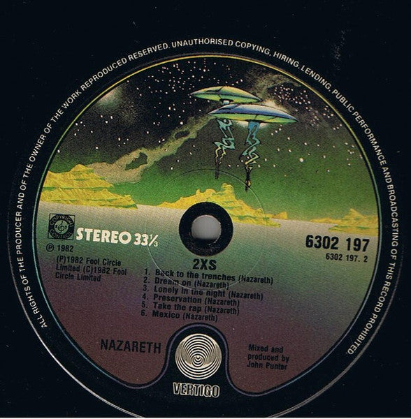 Nazareth (2) : 2XS (LP, Album)