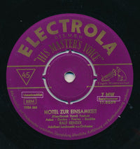 Ralf Bendix : Hotel Zur Einsamkeit (7", Single, Mono, 4-p)