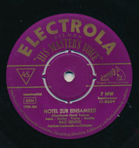 Ralf Bendix : Hotel Zur Einsamkeit (7", Single, Mono, 4-p)
