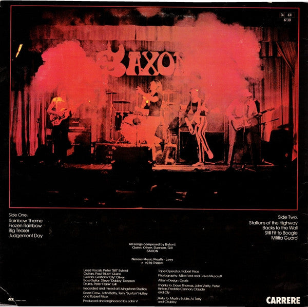 Saxon : Saxon (LP, Album)