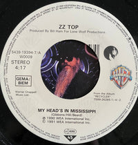ZZ Top : My Head's In Mississippi (7", Single, Lar)
