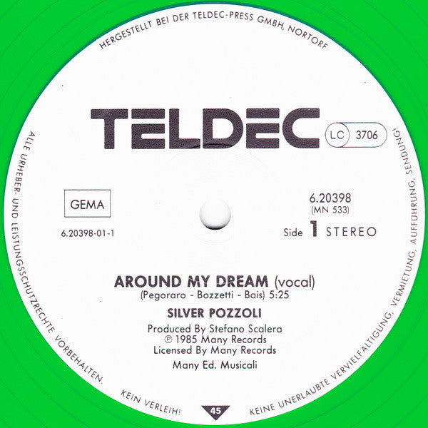 Silver Pozzoli* : Around My Dream (12", Maxi, Gre)