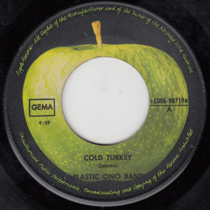 Plastic Ono Band* : Cold Turkey (7", Single, Mono)